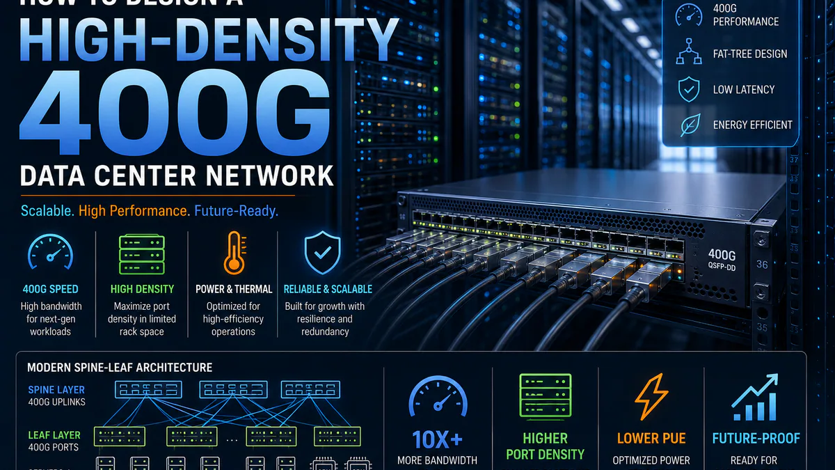 How to Design a High-Density 400G Data Center Network