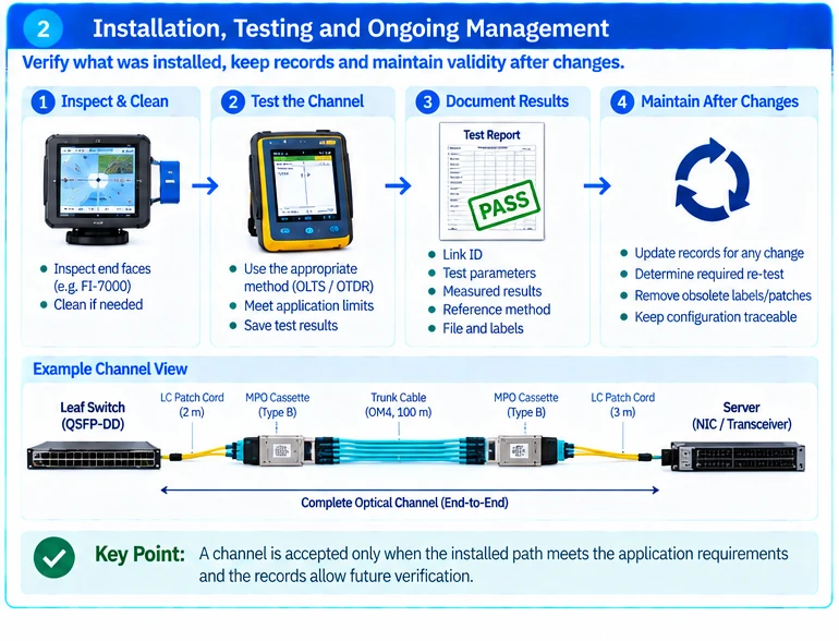 Engineering illustration 2 — Data Center Fiber Cabling: Engineer and Test the Complete Optical Channel