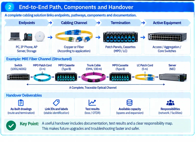 Engineering illustration 2 — Enterprise Cabling Solutions: Connect Work Areas, Buildings and Growth Plans