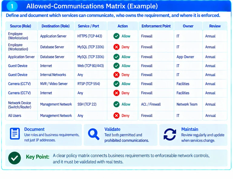 Engineering illustration 1 — Enterprise Network Security: Segment Services and Control Administrative Access