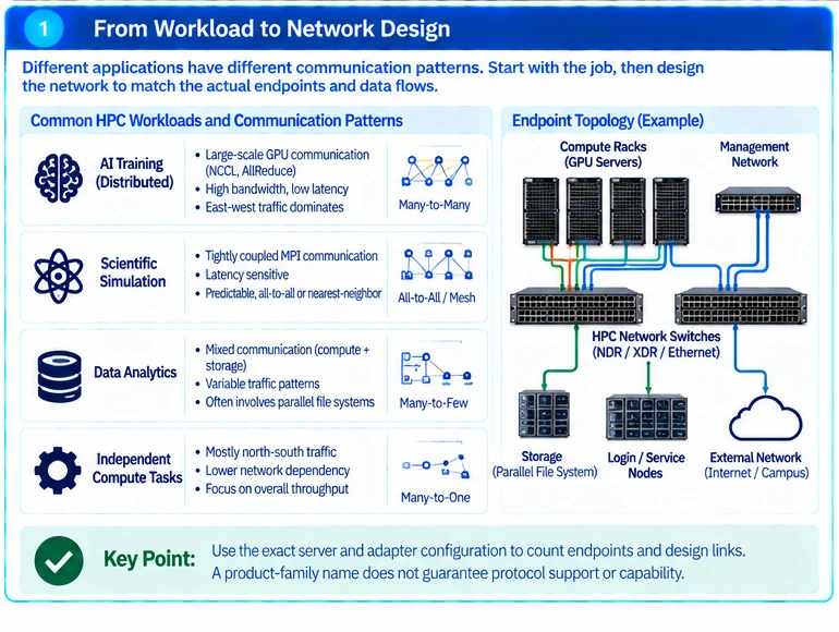 Engineering illustration 1 — HPC Networking Solutions: From Job Communication to a Qualified Fabric