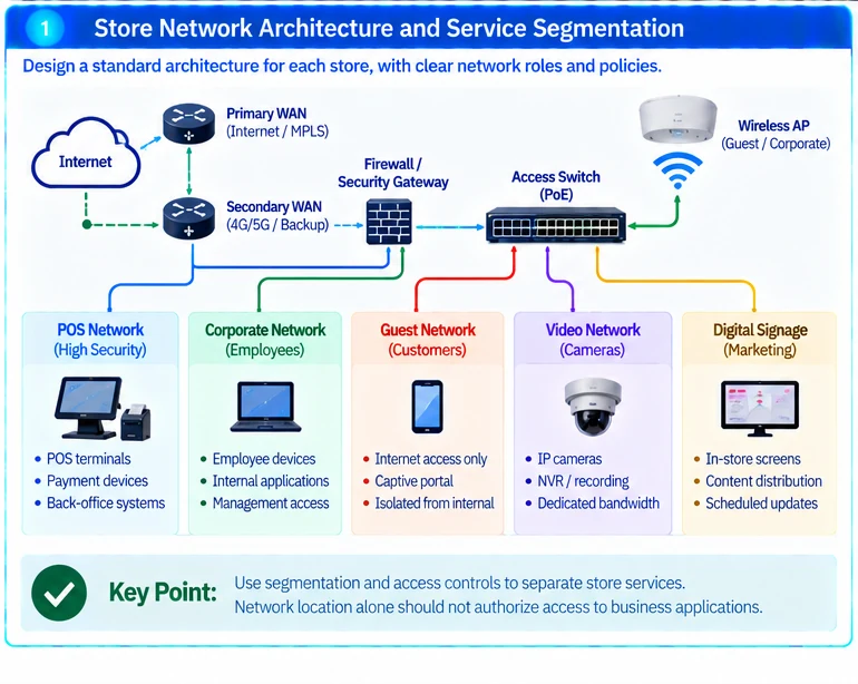 Engineering illustration 1 — Retail Chain Networks: Standardize the Store, Document the Exceptions