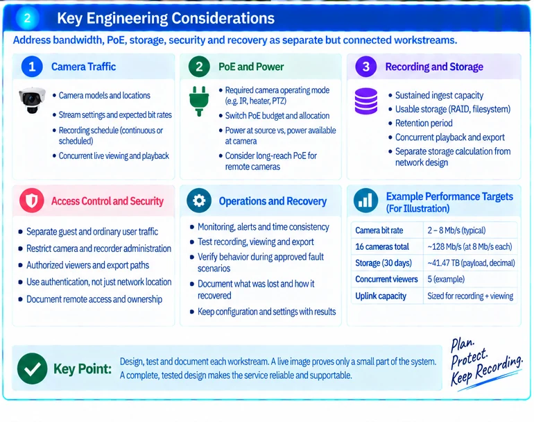 Engineering illustration 2 — Video Surveillance Networking: Plan the Complete Camera-to-Recording Service