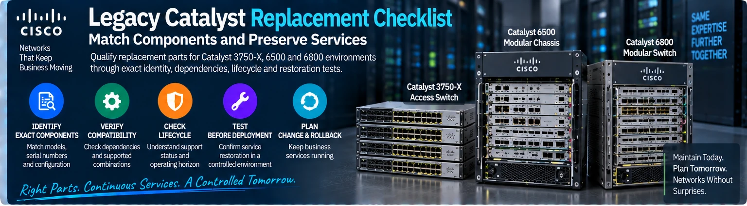Legacy Catalyst Replacement Checklist: Match Components and Preserve Services