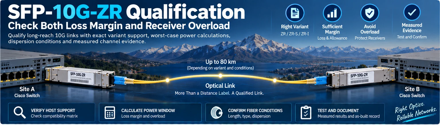 SFP-10G-ZR Qualification: Check Both Loss Margin and Receiver Overload