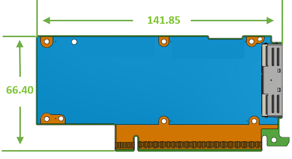 NVIDIA C8180X PCIe auxiliary kit (930-9XAX6-0025-000) - Image 1
