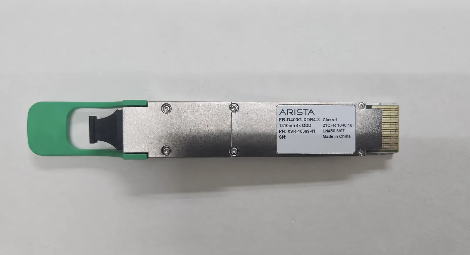 Arista FB-D400G-XDR4-3 400G QSFP-DD XDR4 Optical Transceiver (New) - Image 1