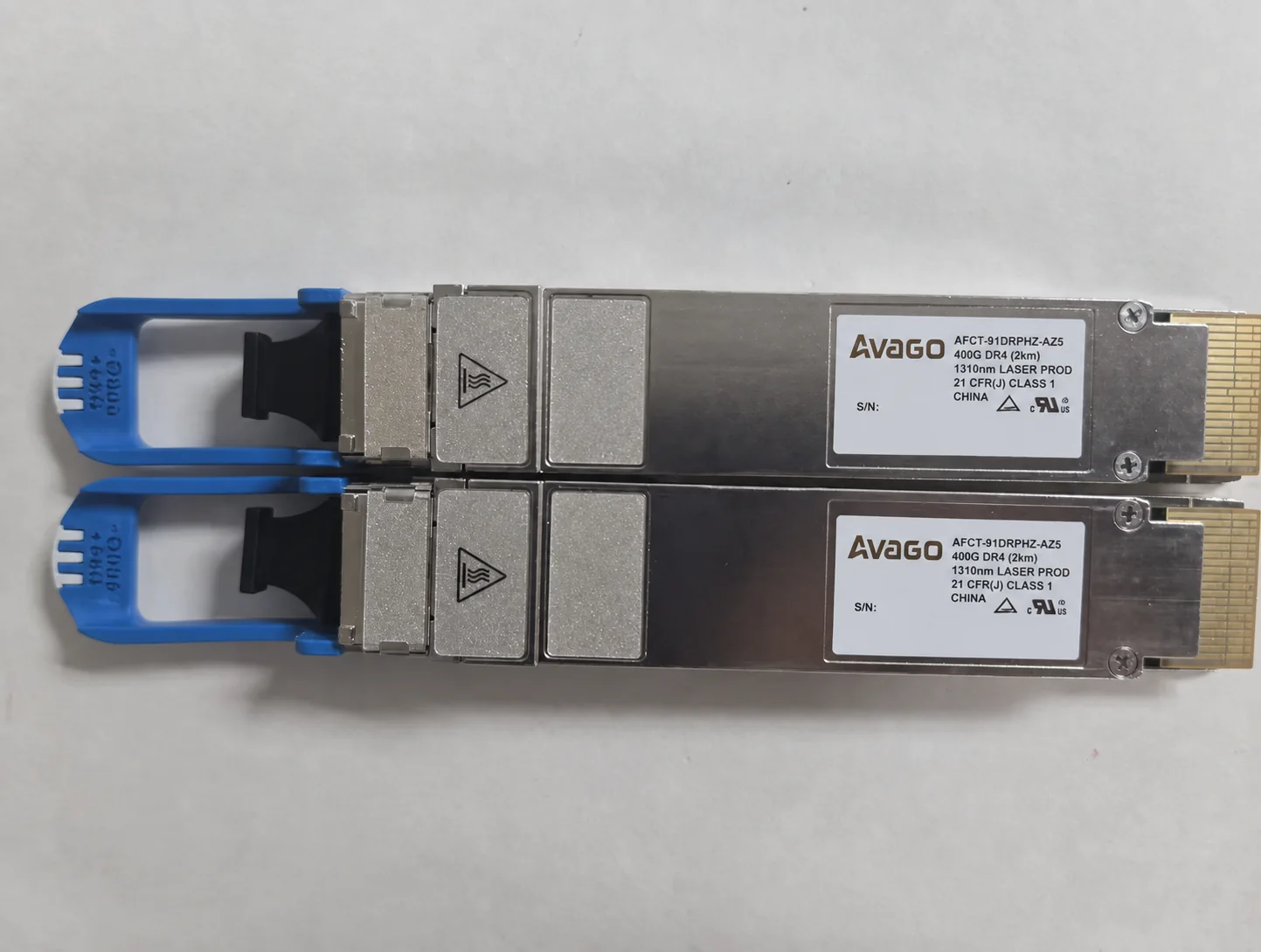 Avago AFCT-91DRPHZ-AZ5 400G QSFP-DD DR4 Optical Transceiver (Used) - Image 1