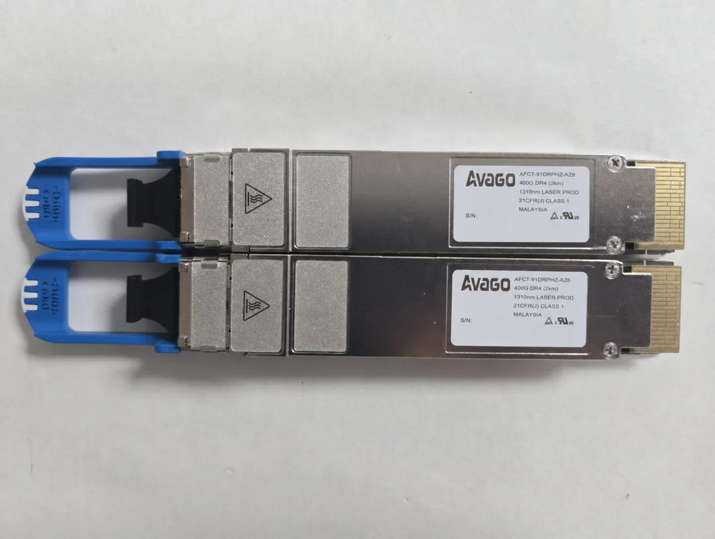 Avago AFCT-91DRPHZ-AZ6 400G QSFP-DD DR4 Optical Transceiver (Used) - Image 1
