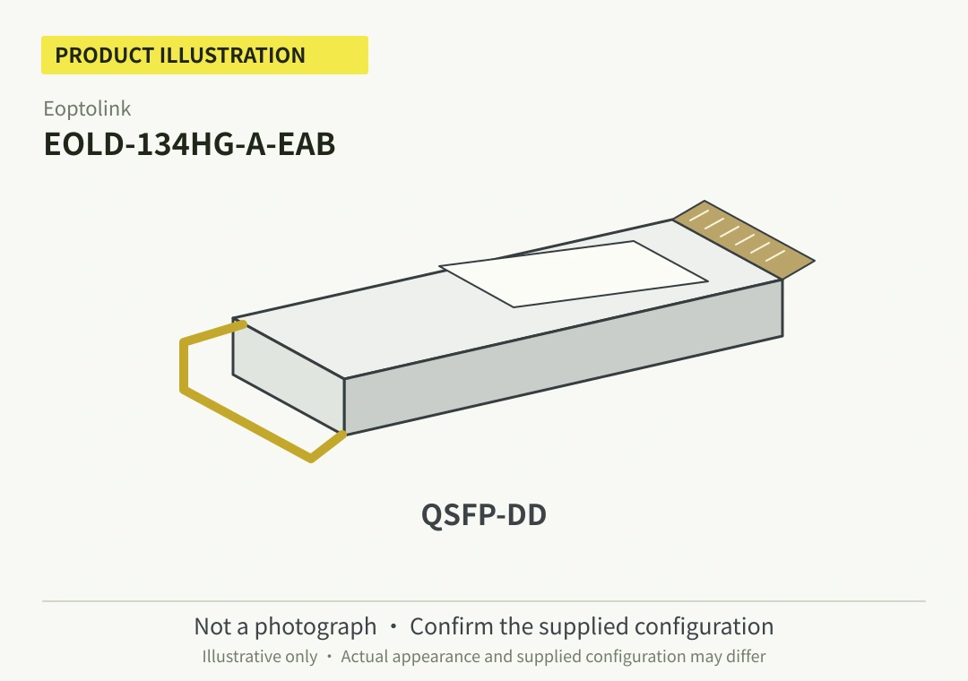 Eoptolink EOLD-134HG-A-EAB 400G QSFP-DD DR4+ Optical Transceiver (Used) - Image 1