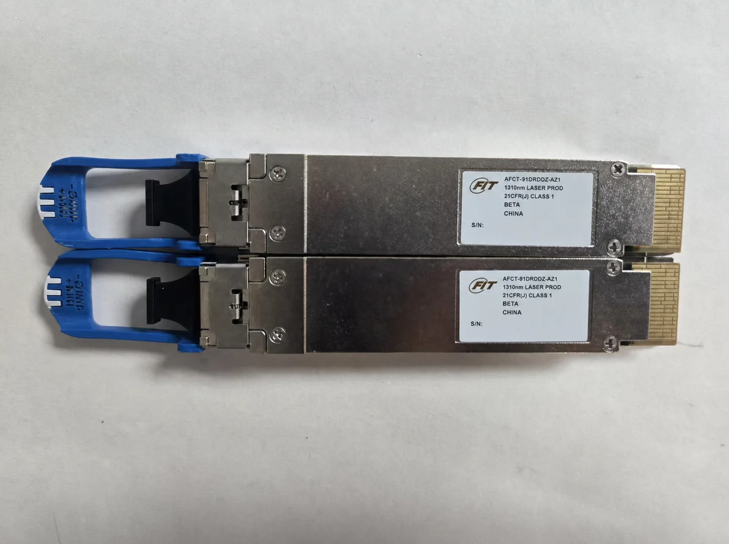 FIT AFCT-91DRDDZ-AZ1 400G QSFP-DD DR4+ Optical Transceiver (Used) - Image 1