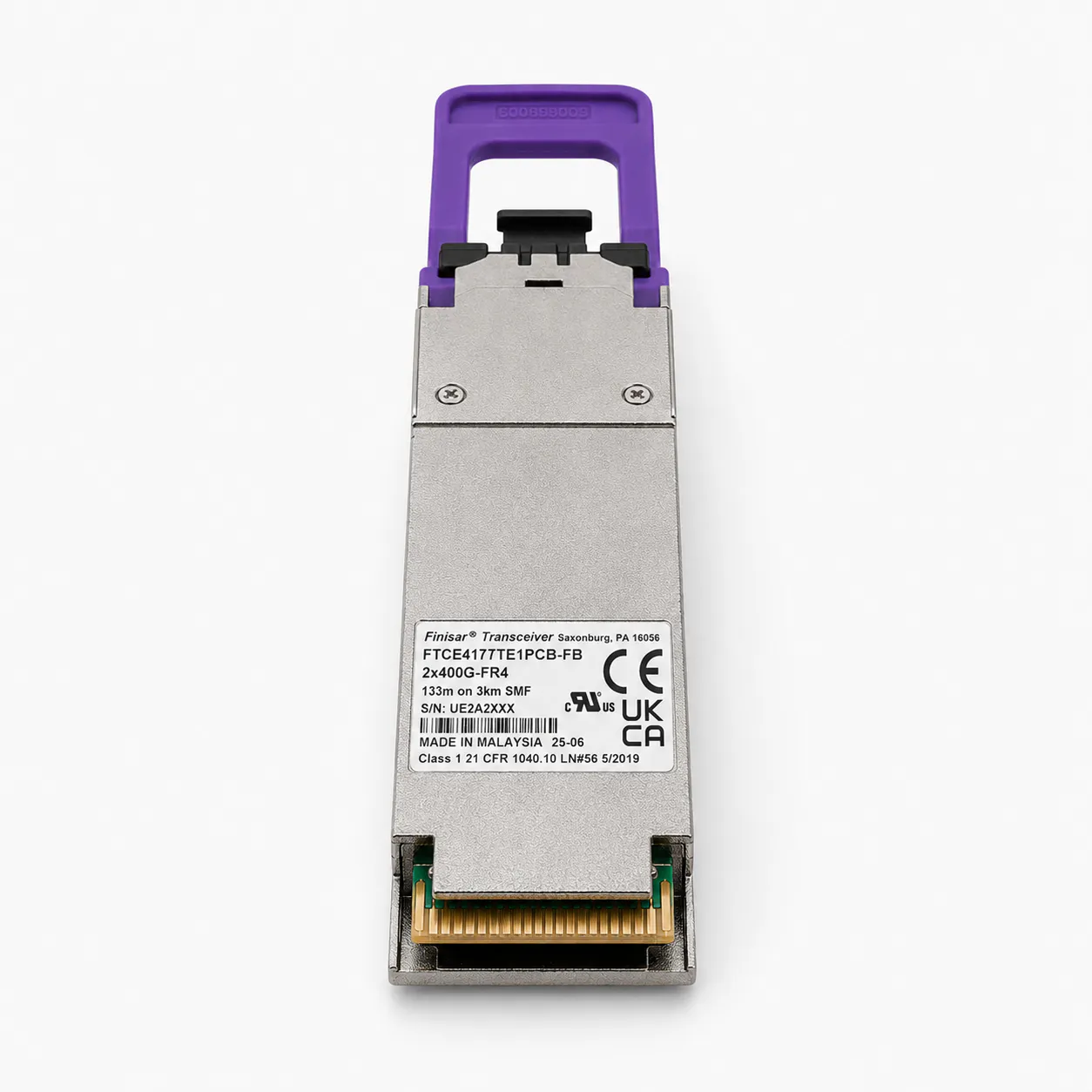 Finisar FTCE4717E1PCB-FB 800G OSFP 2xFR4 Optical Transceiver (Used) thumbnail 4