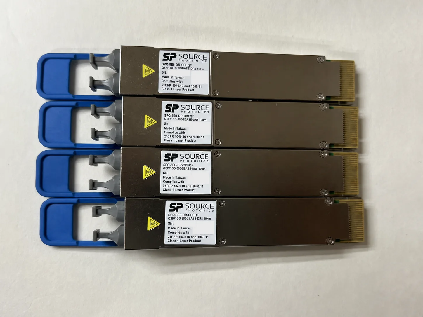 Source Photonics SPQ-8E8-DR-CDFQF 800G QSFP-DD DR8 Optical Transceiver (New) - Image 1