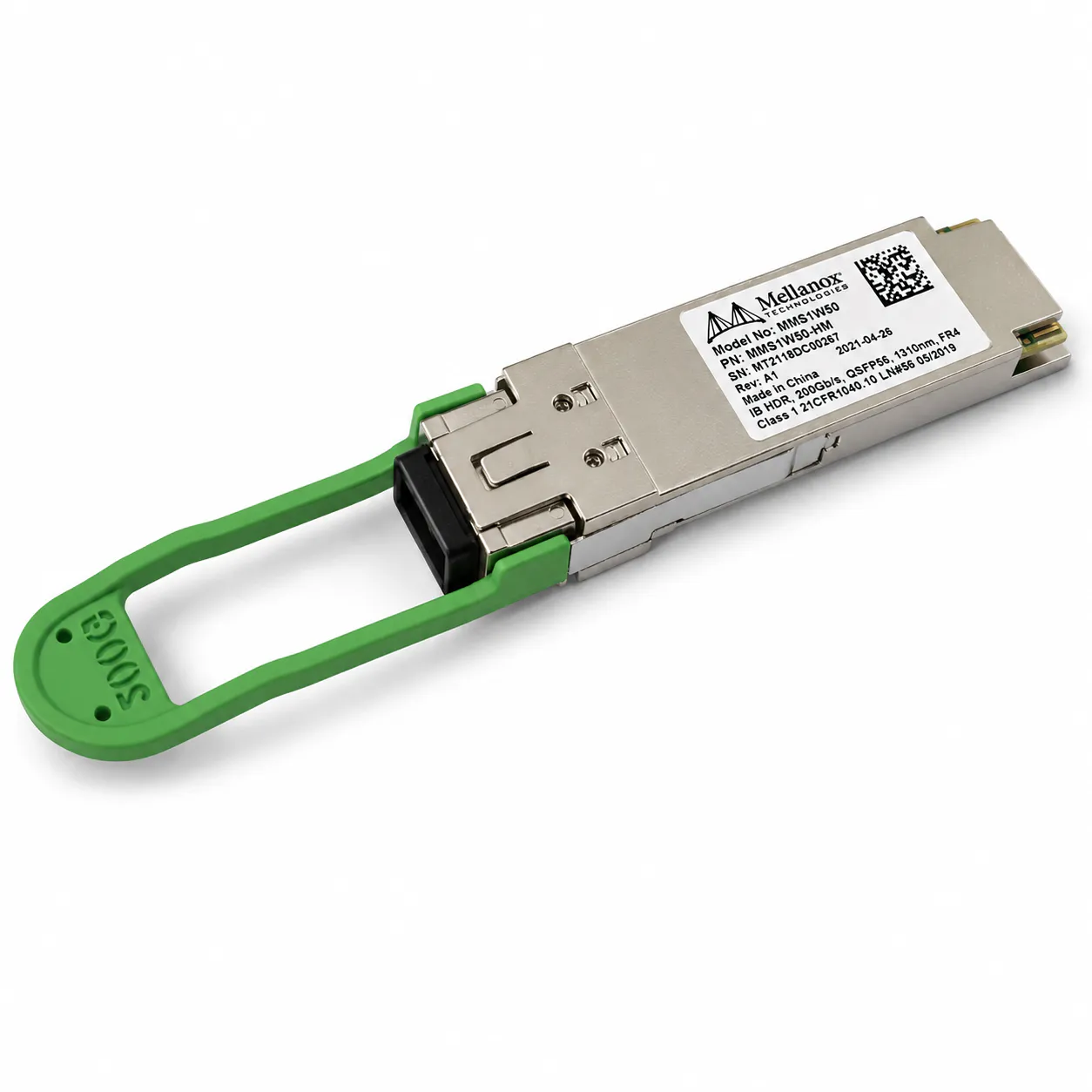 Mellanox MMS1W50-HM 200G QSFP56 FR4 / HDR Optical Transceiver (Used) thumbnail 2