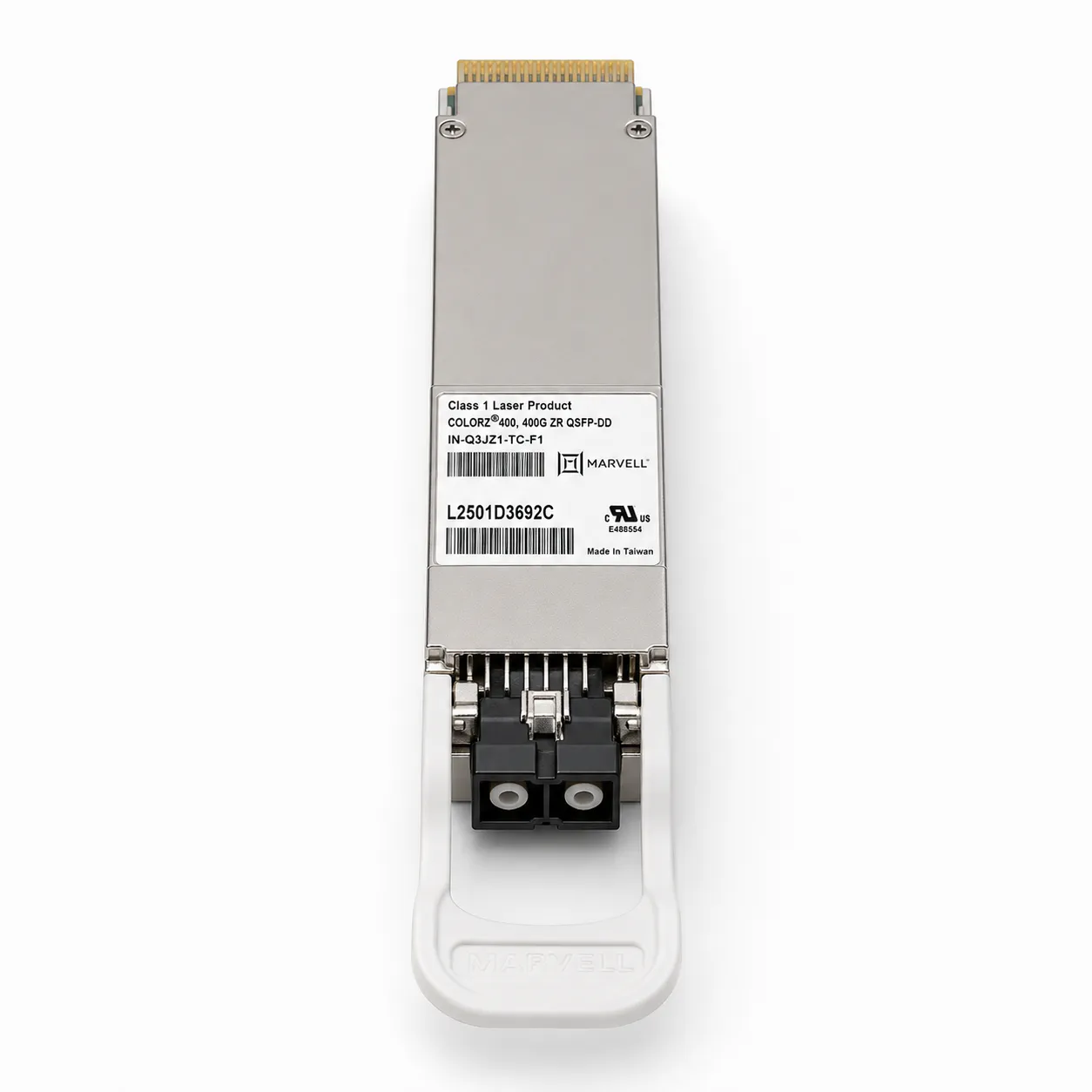 Marvell IN-Q3JZ1-TC-F1 400G QSFP-DD ZR Optical Transceiver (New) thumbnail 3