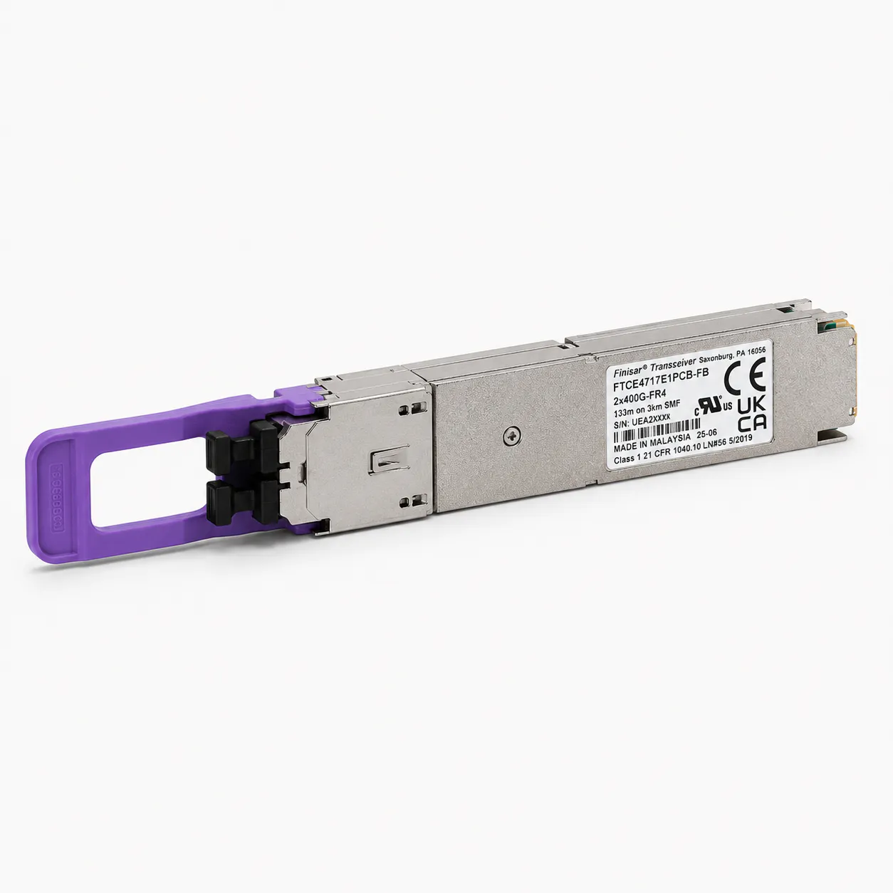 Finisar FTCE4717E1PCB-FB 800G OSFP 2xFR4 Optical Transceiver (Used) - Image 1