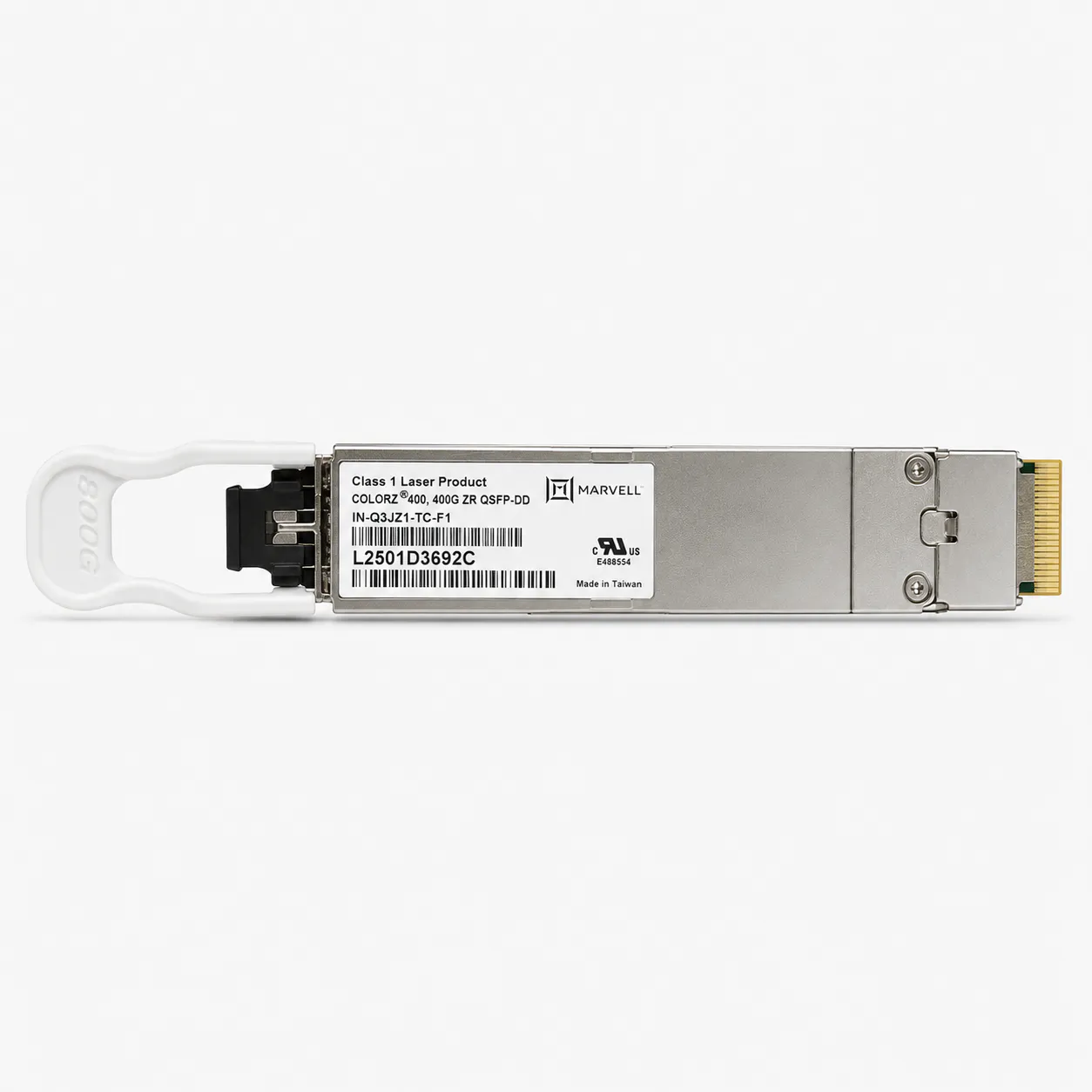 Marvell IN-Q3JZ1-TC-F1 400G QSFP-DD ZR Optical Transceiver (New) thumbnail 2
