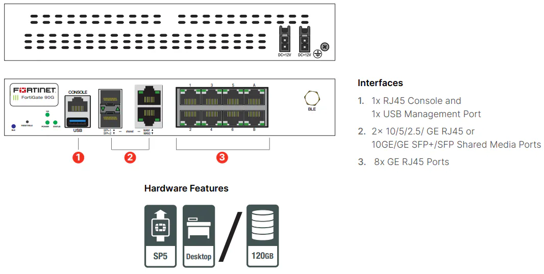 Fortinet FortiGate 90G Hardware Only thumbnail 2