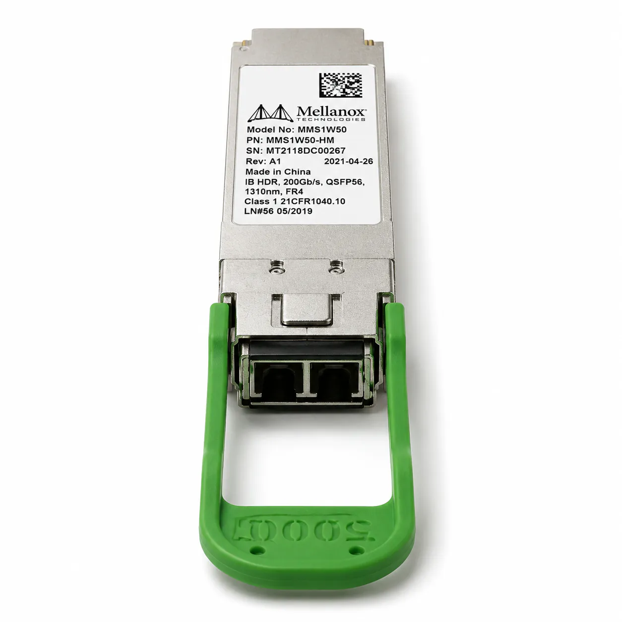 Mellanox MMS1W50-HM 200G QSFP56 FR4 / HDR Optical Transceiver (Used) thumbnail 3