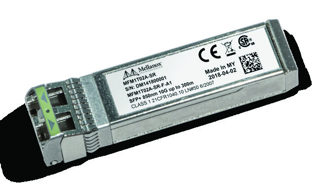 NVIDIA MFM1T02A-SR 10GbE SFP+ optical module thumbnail 2