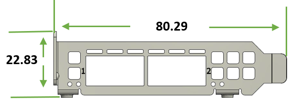 NVIDIA MTM016919 adapter bracket - Image 1