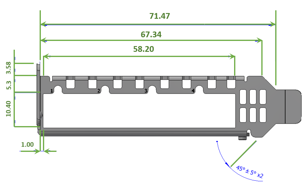 NVIDIA MTM026793 adapter bracket