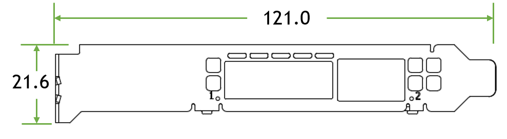 NVIDIA MTM019260 adapter bracket