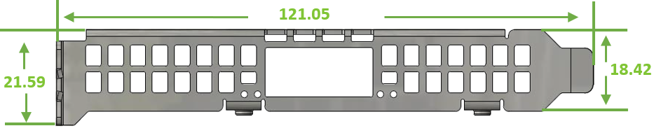 NVIDIA MTM021141 adapter bracket - Image 1