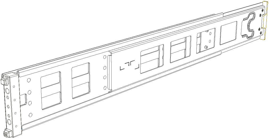 NVIDIA rack installation kit 930-9SKIT-00L0-00A thumbnail 2