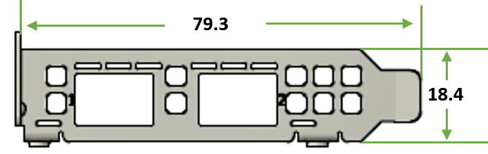 NVIDIA MTM017962-M adapter bracket