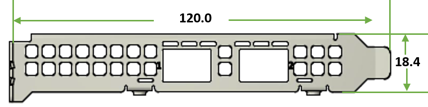 NVIDIA MTM018772 adapter bracket - Image 1