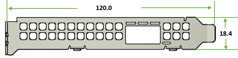 NVIDIA MTM018774 adapter bracket - Image 1