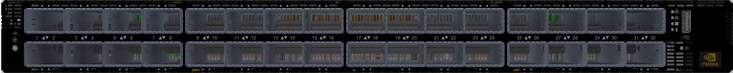 NVIDIA QM9790 NDR InfiniBand switch (MQM9790-NS2F)
