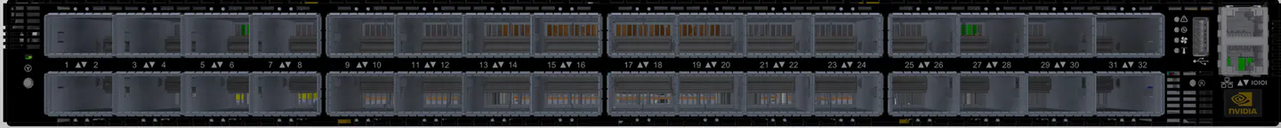 NVIDIA MQM9700-NS2F 400G per NDR port InfiniBand Switch