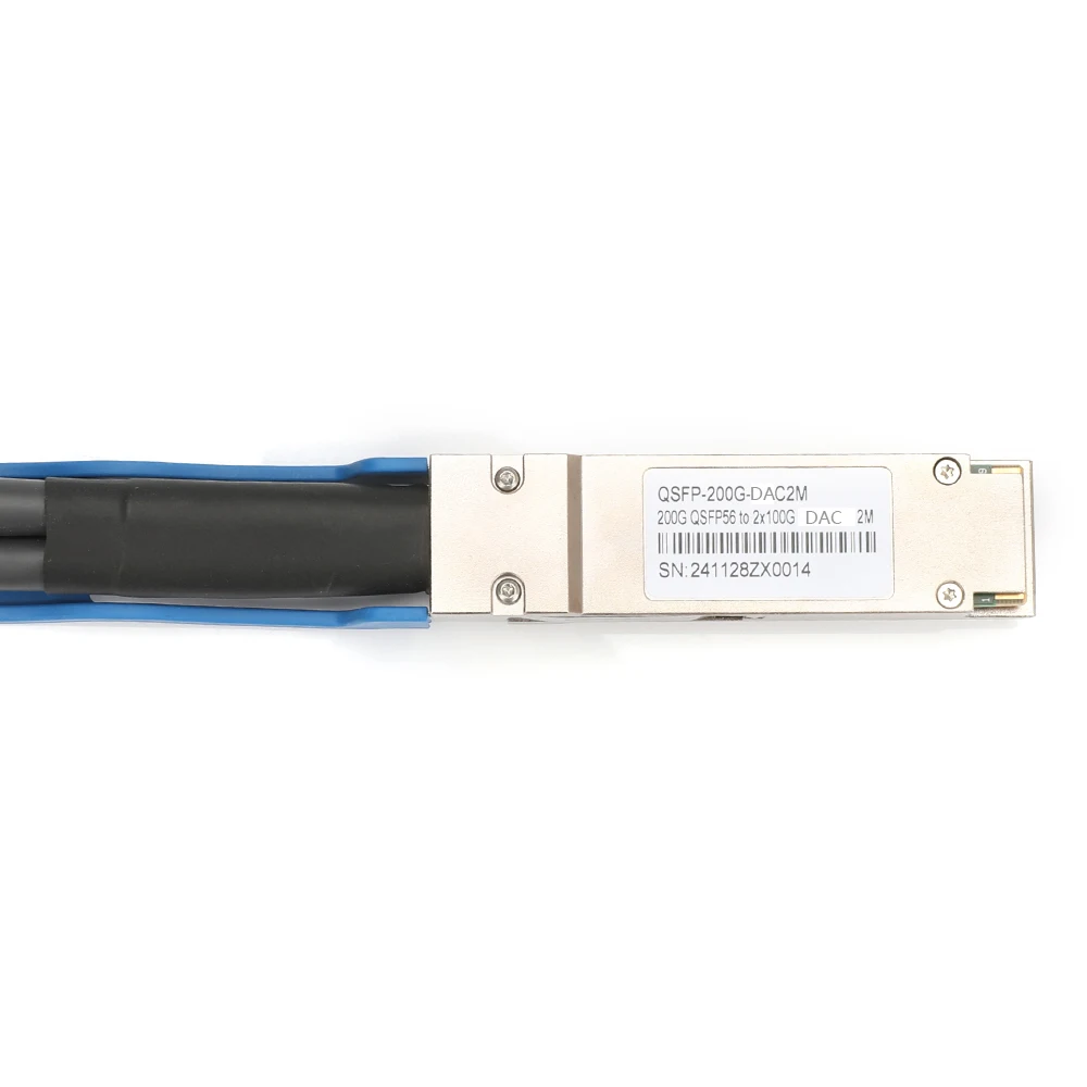 200G QSFP56 to 2x100G QSFP56 Passive DAC Splitter Cable, 2 m thumbnail 3