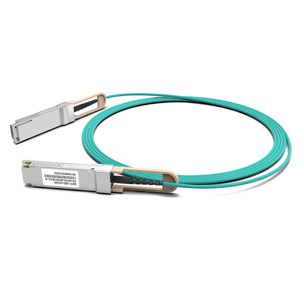 100G AOC Cable, QSFP28 to QSFP28, 3 m - Image 1
