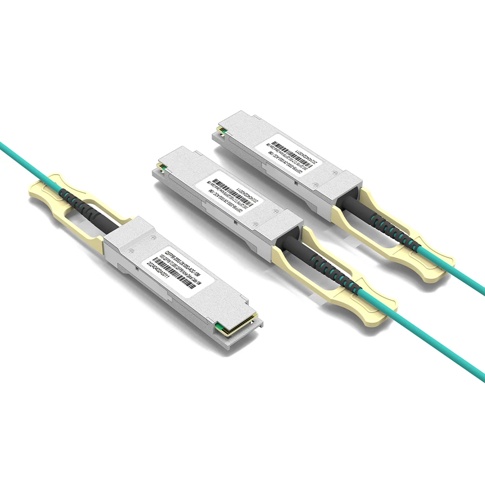 200G to 2 × 100G AOC Cable, QSFP56 to 2 × QSFP56; 100G per child, 10 m thumbnail 2