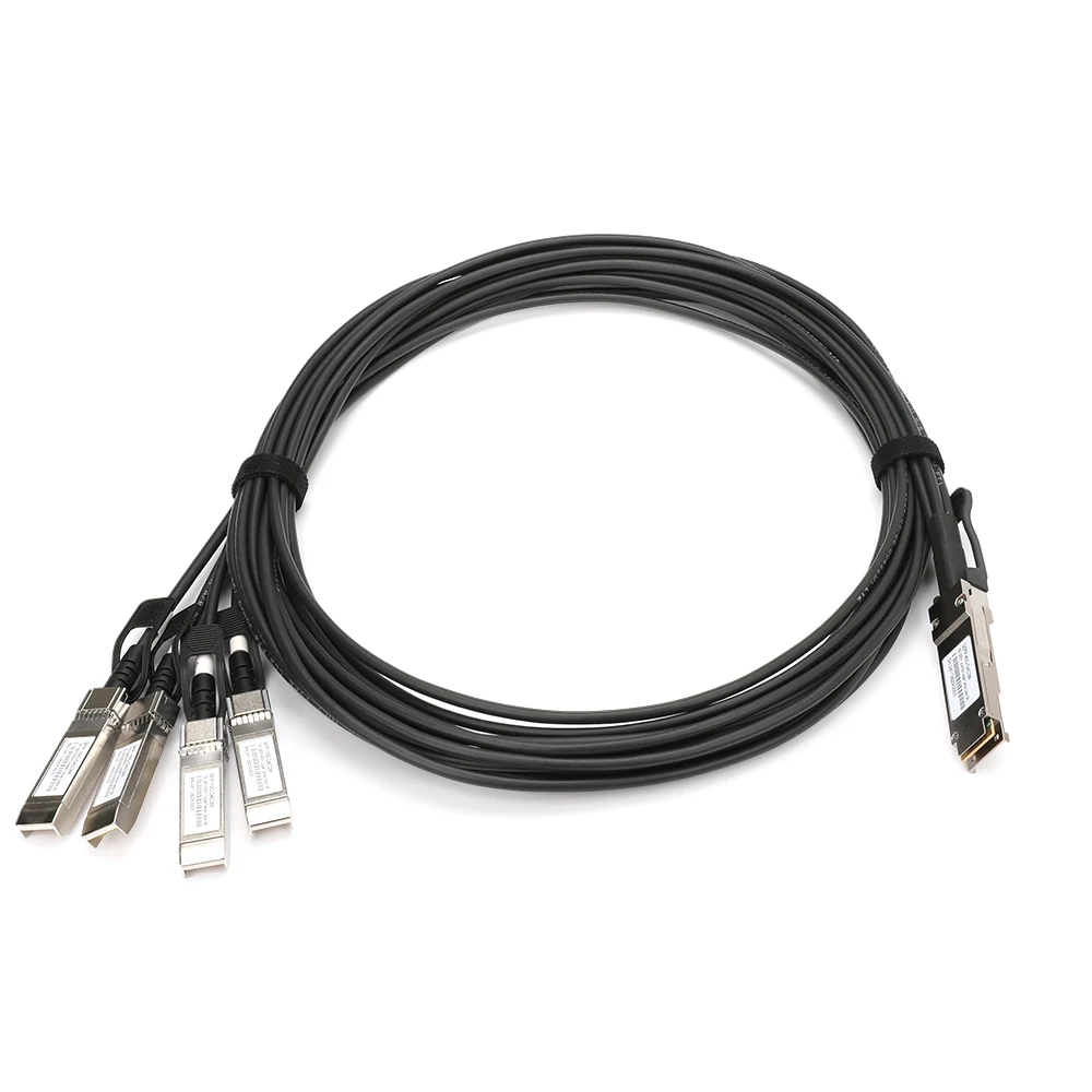40G to 4 × 10G DAC Cable, QSFP+ to 4 × SFP+, 3 m - Image 1