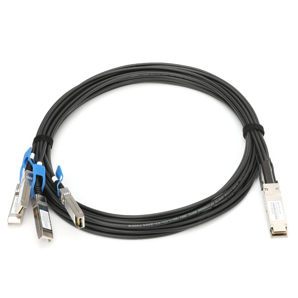 100G QSFP28 to 4 × SFP28 DAC Breakout Cable, 3 m - Image 1