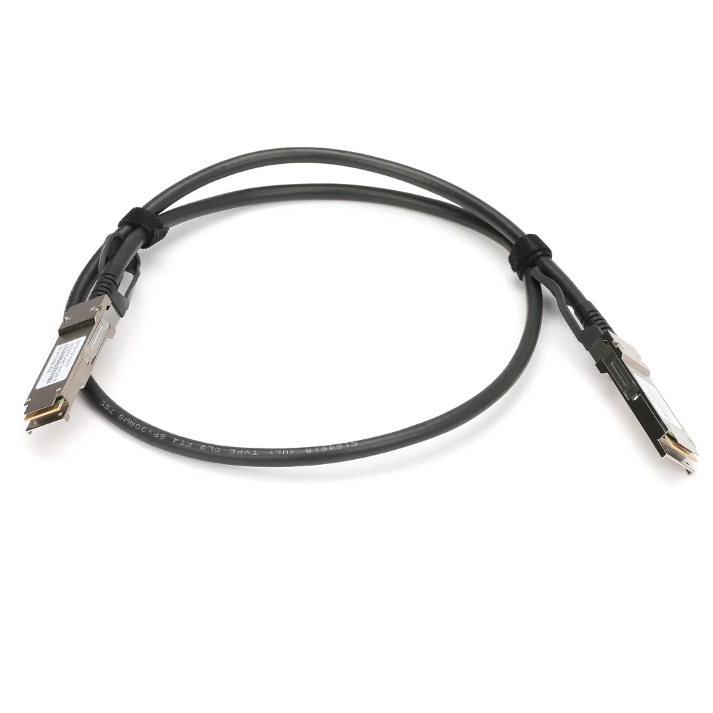 100G DAC Cable, QSFP28 to QSFP28, 1 m - Image 1