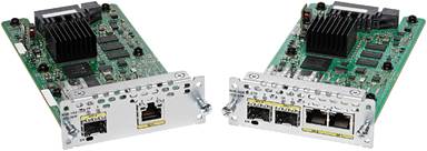Cisco NIM-2GE-CU-SFP 2-Port Dual-Media Gigabit WAN NIM