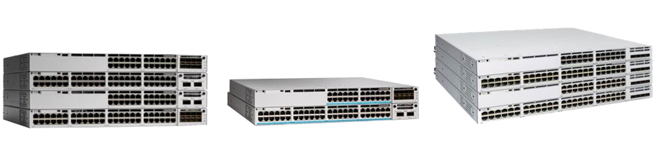 Cisco C9300L-24T-4X-E 24-Port Gigabit Switch with Four 10G Uplinks