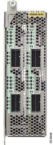 Cisco N5696-M4C 4-Port 100G CXP Line Card - Image 1