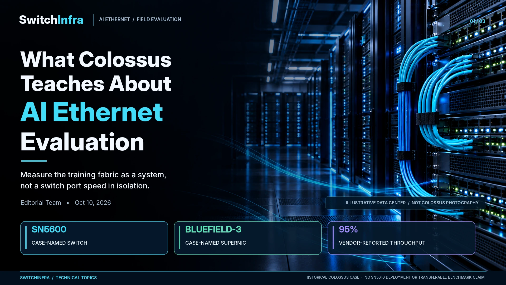 What Colossus Teaches About AI Ethernet Evaluation