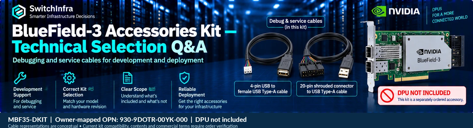 BlueField-3 Accessories Kit technical selection Q&A