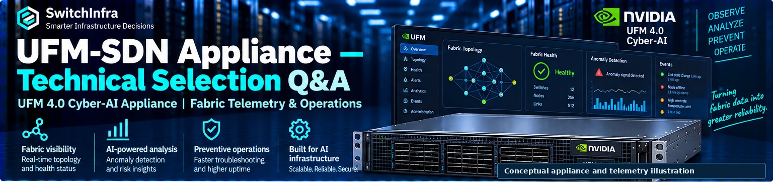 UFM-SDN Appliance technical selection Q&A