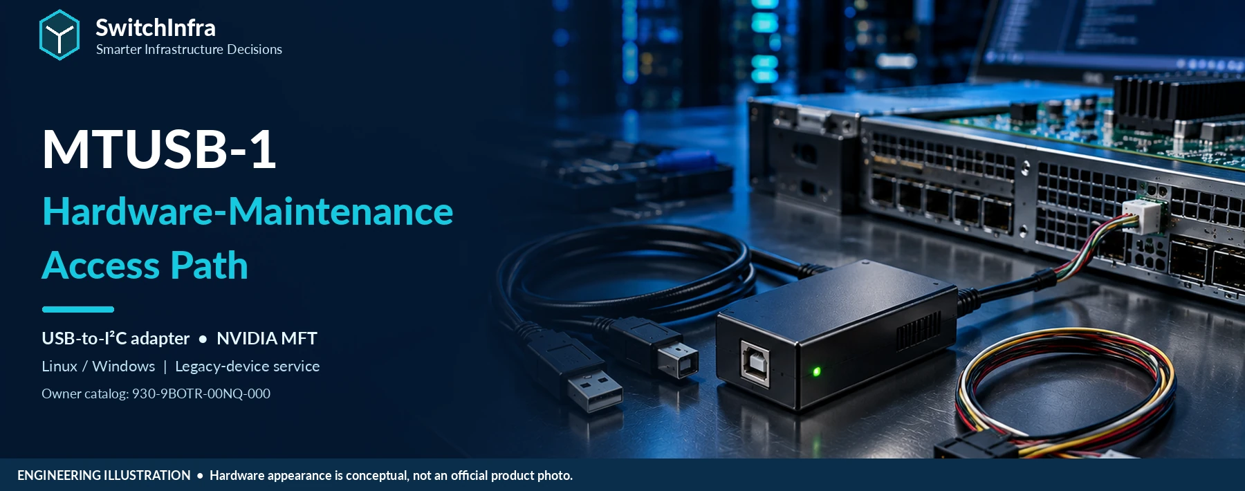 MTUSB-1 as a hardware-maintenance access path
