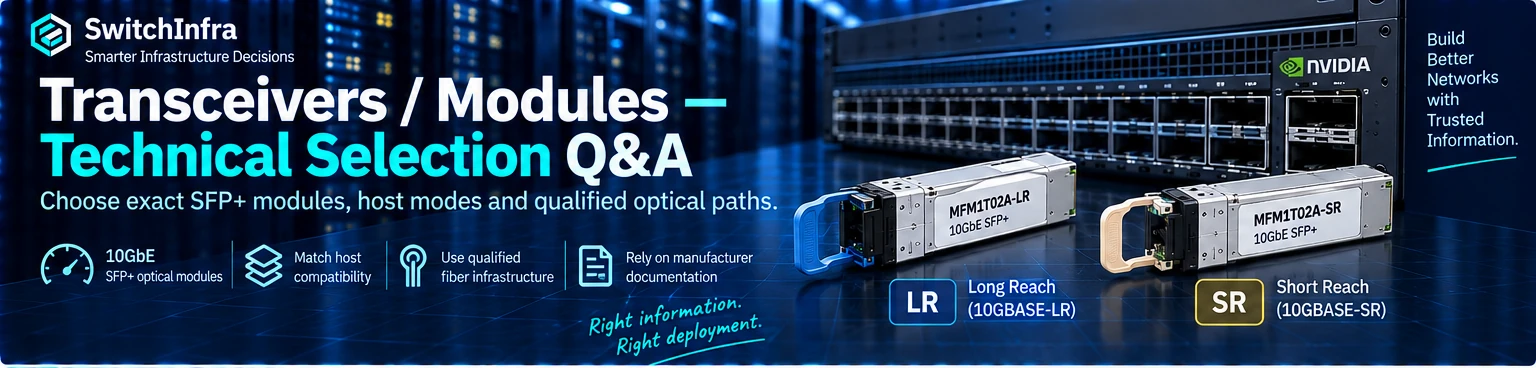 Transceivers / Modules technical selection Q&A