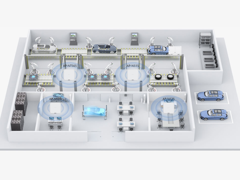 Factory wireless connectivity for operations